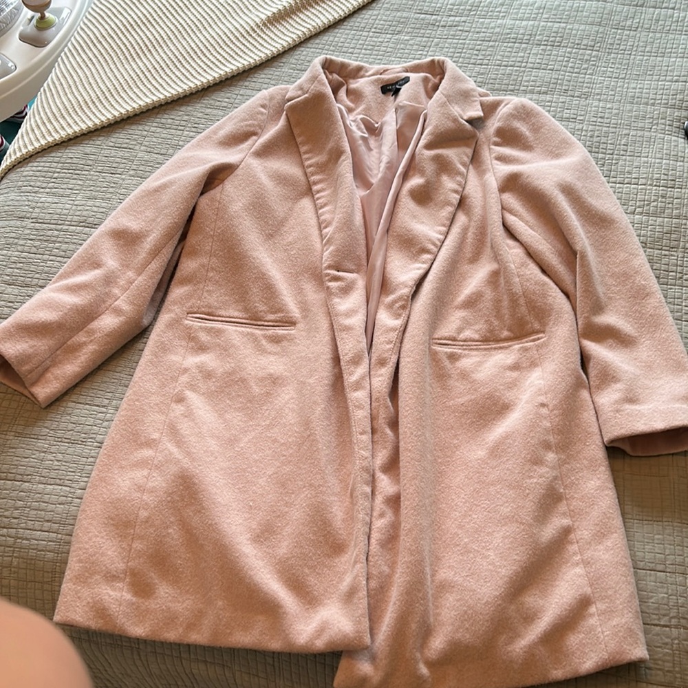 New Look Pink Tailored Coat (ASOS)